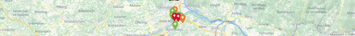 Map view for Pharmacies emergency services nearby Neue Heimat (Linz  (Stadt), Oberösterreich)